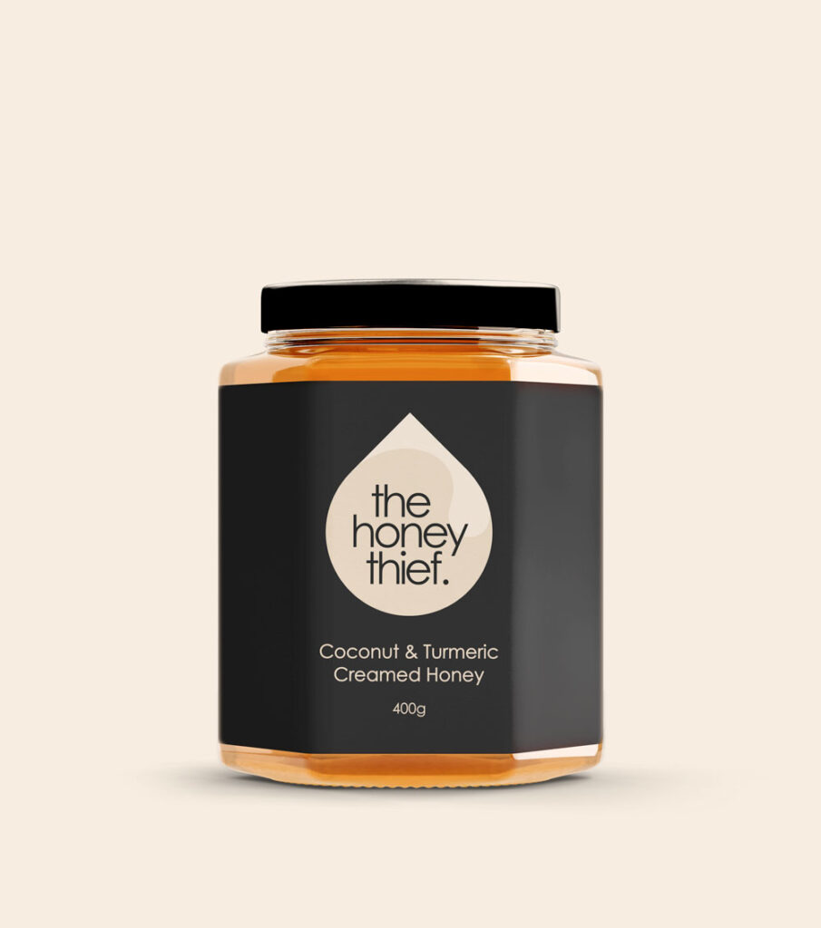 Coconut & Turmeric Creamed Honey The Honey Thief